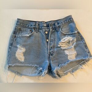 LEVIS 501 X REFORMATION DENIM JEAN CUT OFF 501 SHORTS